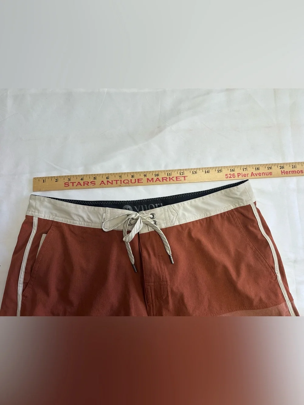 Vuori Cruise Swim Boardshort Dark Penny Size 34 V314